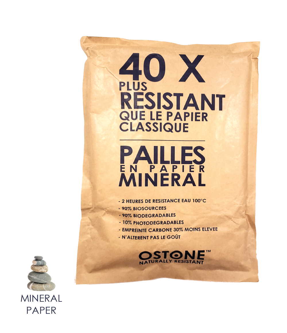 PAILLES EN PAPIER MINERALES - SAS OSTONE™