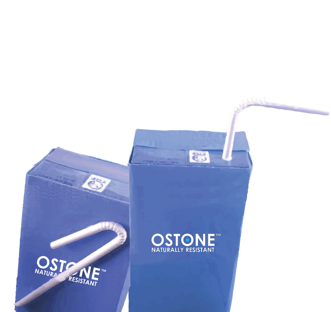 Paille en U 360° OSTONE - SAS OSTONE™
