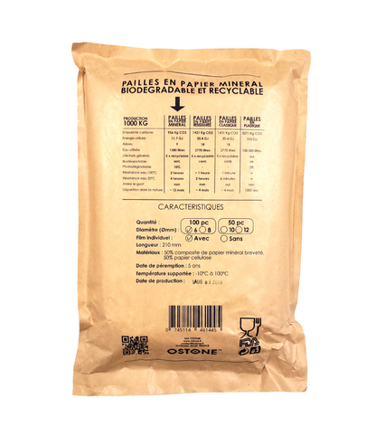 PAILLES EN PAPIER MINERALES - SAS OSTONE™
